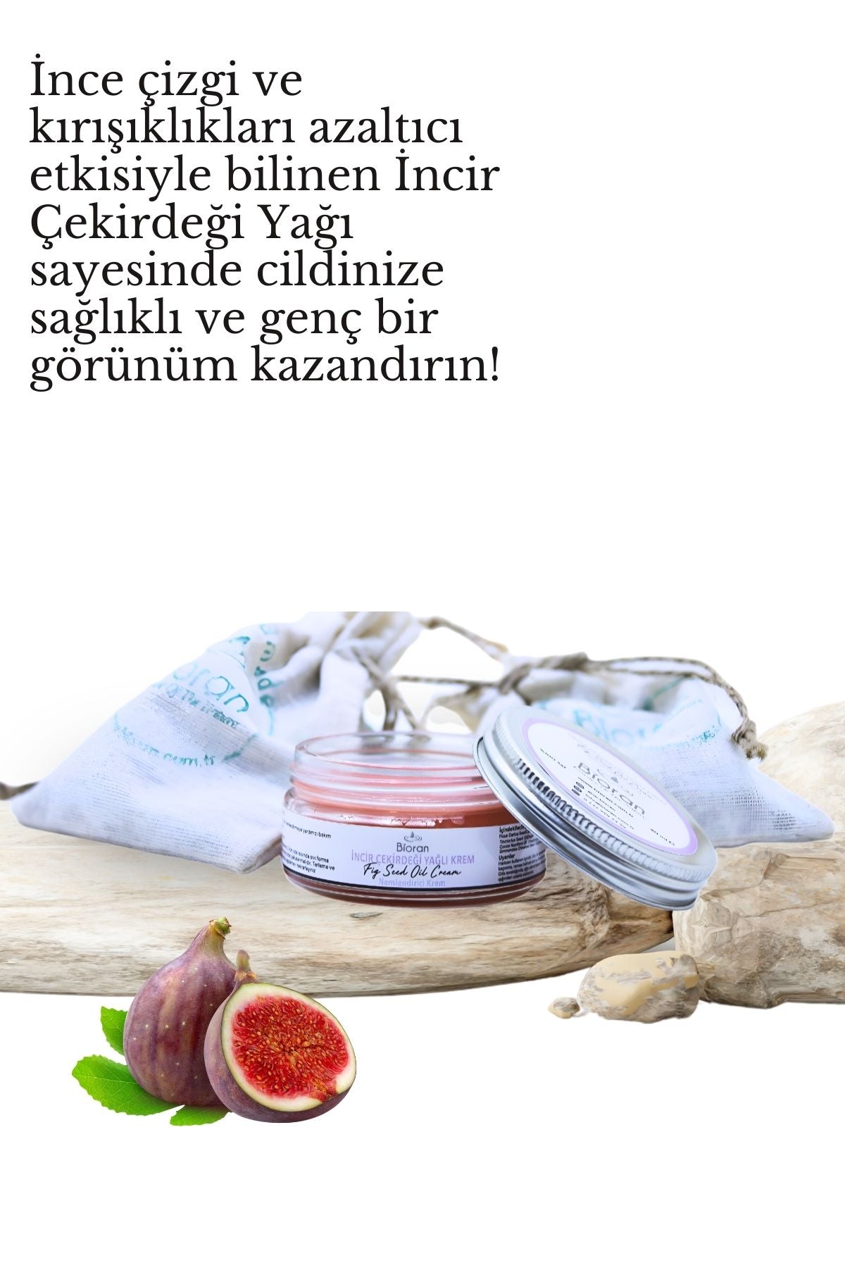 İncir Çekirdeği Yağlı Yoğun Bakım Kremi 40 ml. %100 Doğal