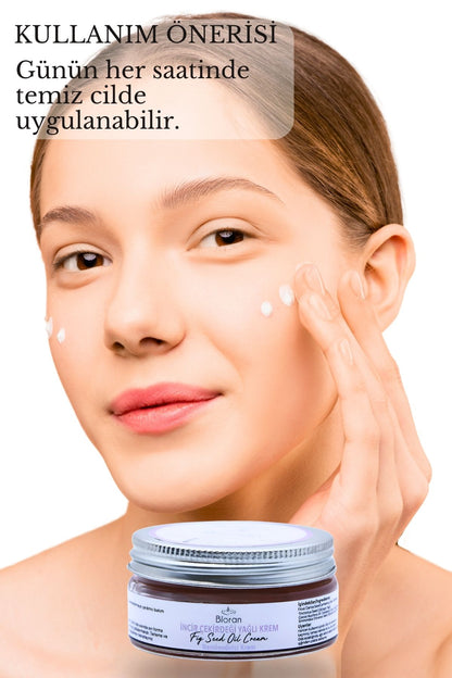 İncir Çekirdeği Yağlı Yoğun Bakım Kremi 40 ml. %100 Doğal