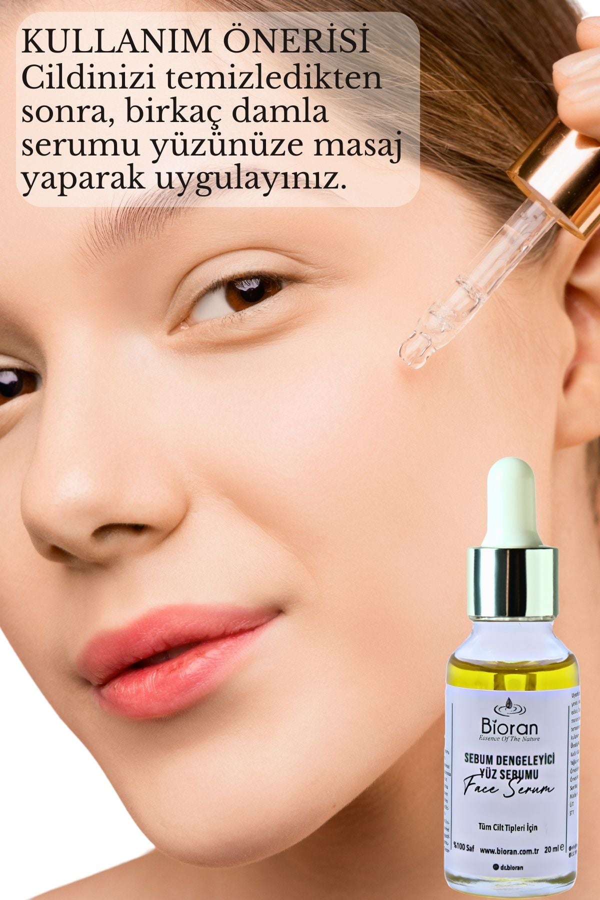 Sebum Dengeleyici Yüz Serumu %100 Saf ve Doğal İçerikli 20 ml.